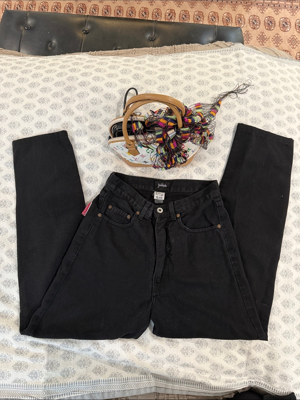 Vintage For Joseph High-Rise Black Women's Jeans Made in USA